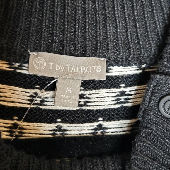 T by Talbots Fair Isle Mockneck Sweater Cozy Thermolite Blend Fair Isle 2024 - Picture 4 of 12